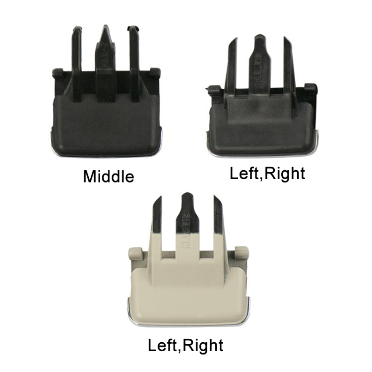 For Toyota Corolla Left-hand Drive Car Left and Right Air Conditioning Air Outlet Paddle (Beige) - Air Conditioning System by PMC TechLife | Online Shopping South Africa | PMC TechLife | Buy Now Pay Later Mobicred