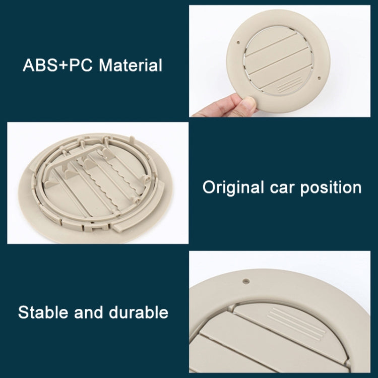 For Ford Edge Left-hand Drive Car Roof Air Conditioner Air Outlet (Beige) - Air Conditioning System by PMC TechLife | Online Shopping South Africa | PMC TechLife | Buy Now Pay Later Mobicred