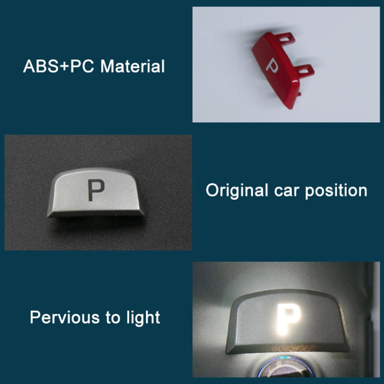 P Key Gear Lever Handball Switch Shift Button for Land Rover Range Rover Jaguar F-TYPE, Left Driving (Silver) - Car Switches by PMC TechLife | Online Shopping South Africa | PMC TechLife | Buy Now Pay Later Mobicred