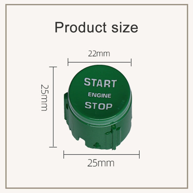 One-key Start Engine Stop Switch Button for Land Rover Range Rover / Discovery, Left Driving(Red) - Car Switches by PMC TechLife | Online Shopping South Africa | PMC TechLife | Buy Now Pay Later Mobicred
