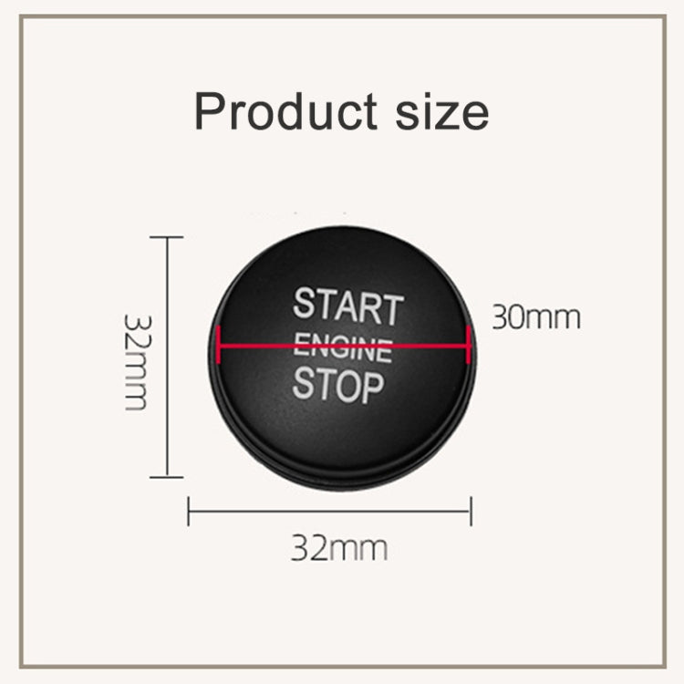 One-key Start Engine Stop Switch Button for Land Rover Range Rover Executive, Left Driving (Red) - Car Switches by PMC TechLife | Online Shopping South Africa | PMC TechLife | Buy Now Pay Later Mobicred