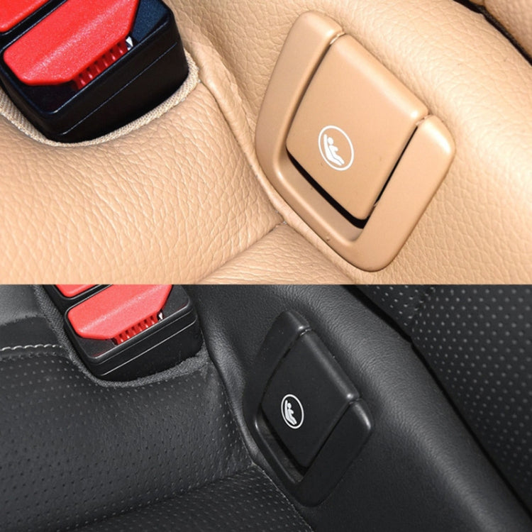 Child Seat Rear Row Seat Safety Belt Anchor Cover For volvo V90 / S90 / S60 / XC40 / XC60, Left-Drive(Brown) - Auto Fastener & Clips by PMC TechLife | Online Shopping South Africa | PMC TechLife | Buy Now Pay Later Mobicred