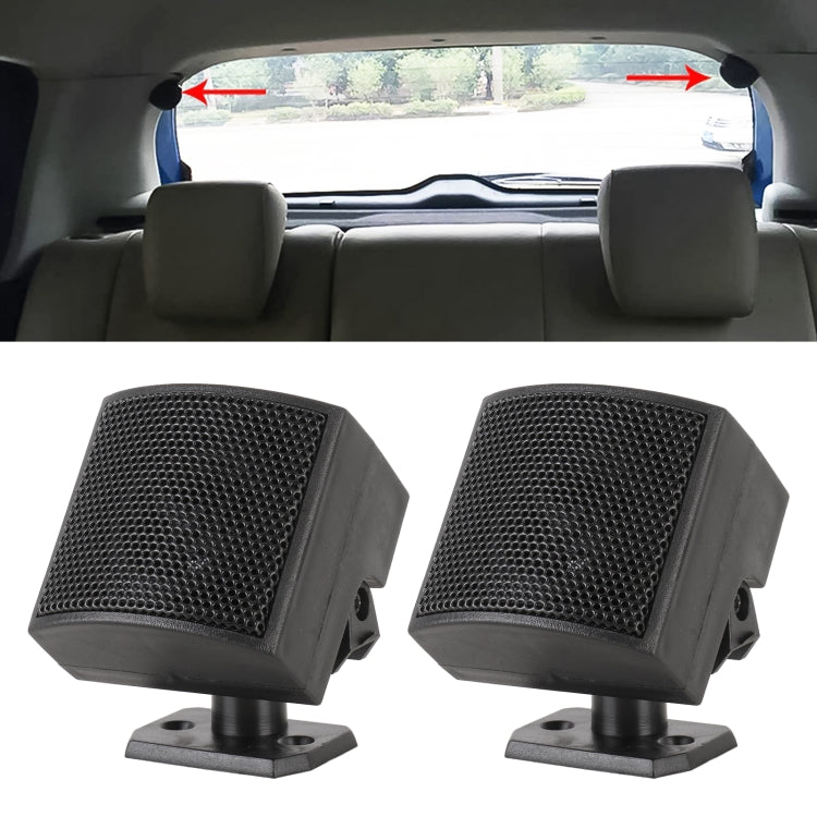 TP-008A 2pcs 500W 105dB Car Dome Tweeter Audio Loudspeaker Treble Speaker - Car Amplifiers by PMC TechLife | Online Shopping South Africa | PMC TechLife