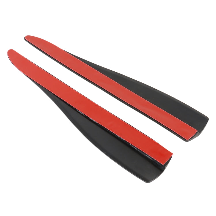 1 Pair Car Carbon Fiber Silicone Bumper Strip, Style: Short (Black) - free shipping - PMC TechLife - Order now!