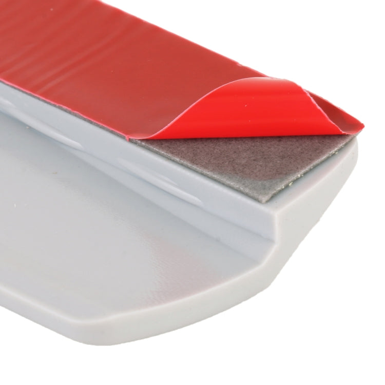 1 Pair Car Carbon Fiber Silicone Bumper Strip, Style: Short (Grey) - Anti Collision Sticker by PMC TechLife | Online Shopping South Africa | PMC TechLife | Buy Now Pay Later Mobicred