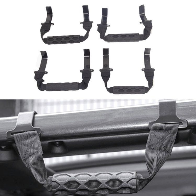 For Jeep Wrangler JL 2018- 4 / Pack Car Roof Handle - Auto Fastener & Clips by PMC TechLife | Online Shopping South Africa | PMC TechLife | Buy Now Pay Later Mobicred