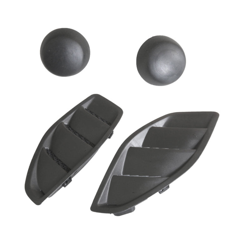 For Jeep Wrangler JK 2007-2017 Car Hood Trim Panel + Hood Ball Head Set - Decorative Sticker by PMC TechLife | Online Shopping South Africa | PMC TechLife | Buy Now Pay Later Mobicred