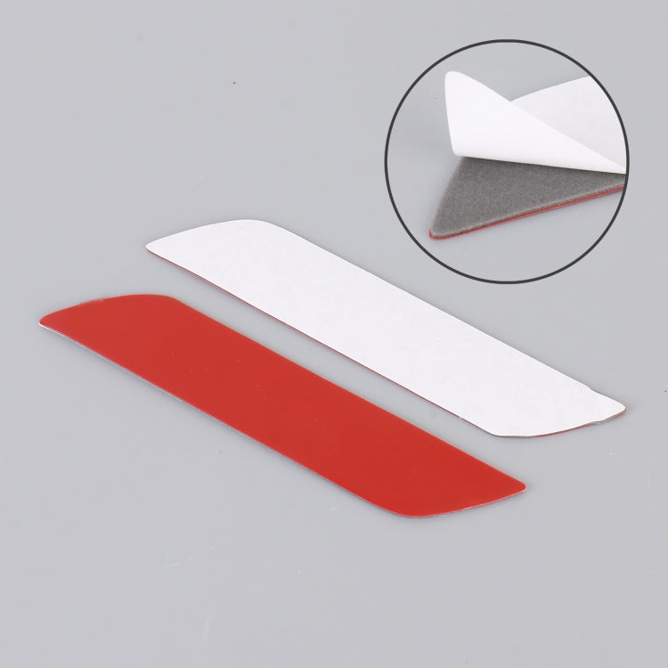 1 Pair Car Turbo Personalized Aluminum Alloy Decorative Stickers, Size: 11.5 x 2.5 x 0.5cm (Blue) - 3D Metal Sticker by PMC TechLife | Online Shopping South Africa | PMC TechLife | Buy Now Pay Later Mobicred