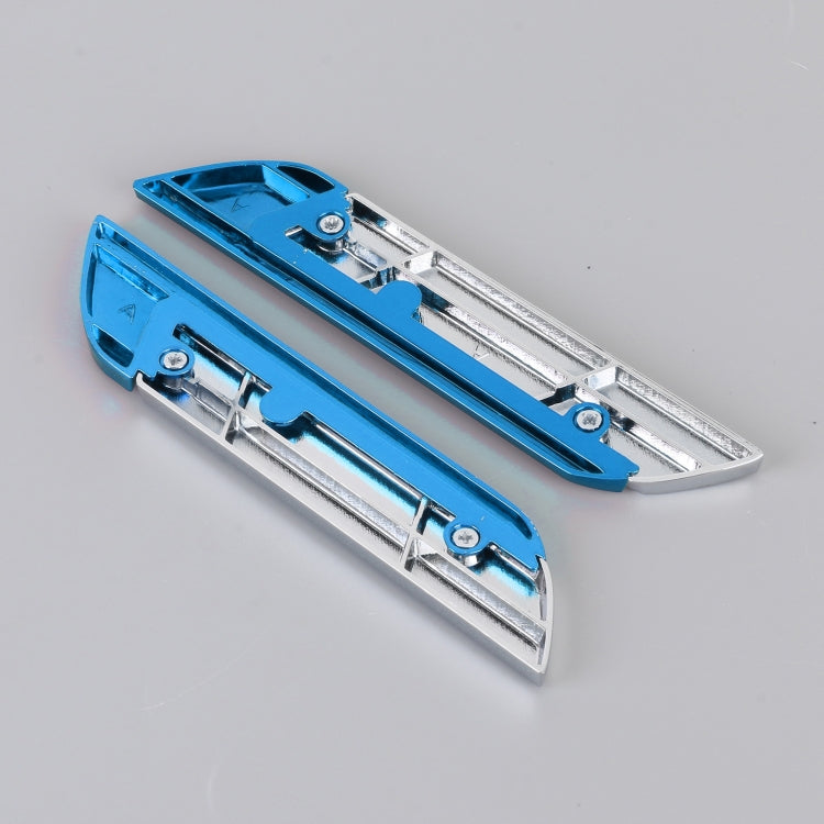 1 Pair Car SPORTS Personalized Aluminum Alloy Decorative Stickers, Size: 11.5 x 2.5 x 0.5cm (Blue) - 3D Metal Sticker by PMC TechLife | Online Shopping South Africa | PMC TechLife | Buy Now Pay Later Mobicred