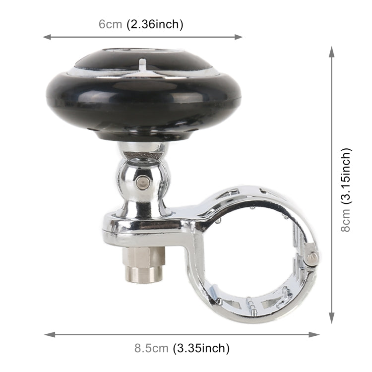 YI-71 Car Steering Wheel Booster Ball Car Power Handle (Black) - Steering Wheel Accessories by PMC TechLife | Online Shopping South Africa | PMC TechLife | Buy Now Pay Later Mobicred