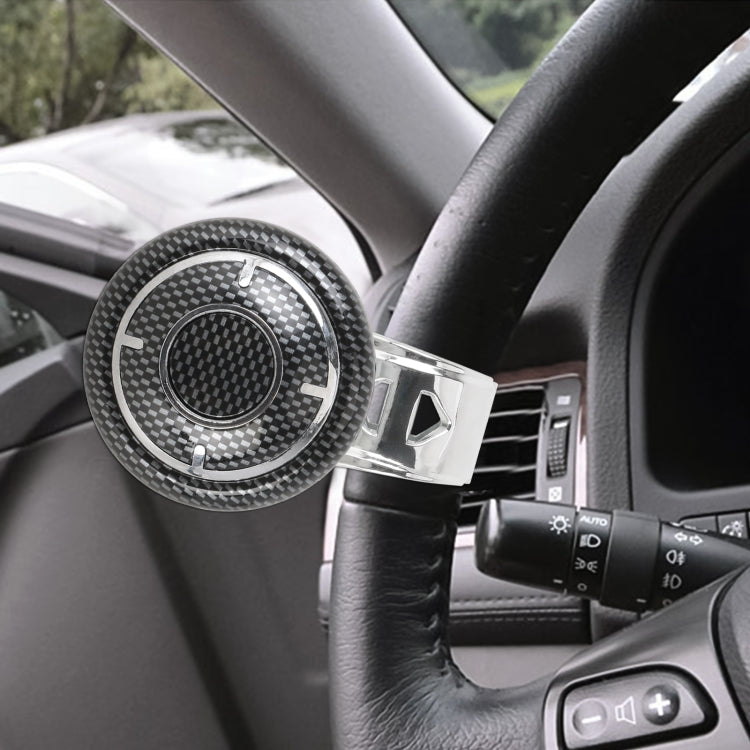 YI-71 Car Steering Wheel Booster Ball Car Power Handle (Carbon Fiber Black) - Steering Wheel Accessories by PMC TechLife | Online Shopping South Africa | PMC TechLife | Buy Now Pay Later Mobicred