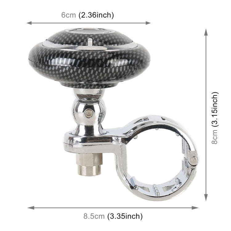 YI-71 Car Steering Wheel Booster Ball Car Power Handle (Carbon Fiber Black) - Steering Wheel Accessories by PMC TechLife | Online Shopping South Africa | PMC TechLife | Buy Now Pay Later Mobicred