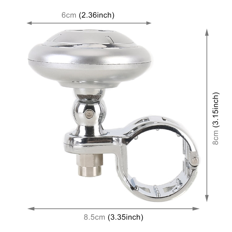 YI-71 Car Steering Wheel Booster Ball Car Power Handle (Silver Grey) - Steering Wheel Accessories by PMC TechLife | Online Shopping South Africa | PMC TechLife | Buy Now Pay Later Mobicred