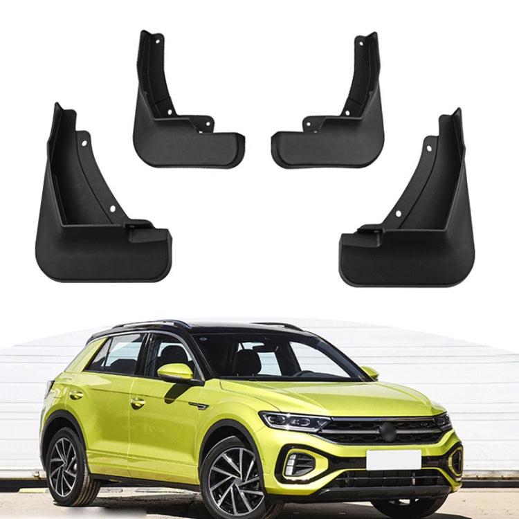 For Volkswagen T-ROC 2023 4pcs/Set Car Auto Soft Plastic Splash Flaps Fender Guard - Mudguards by PMC TechLife | Online Shopping South Africa | PMC TechLife | Buy Now Pay Later Mobicred