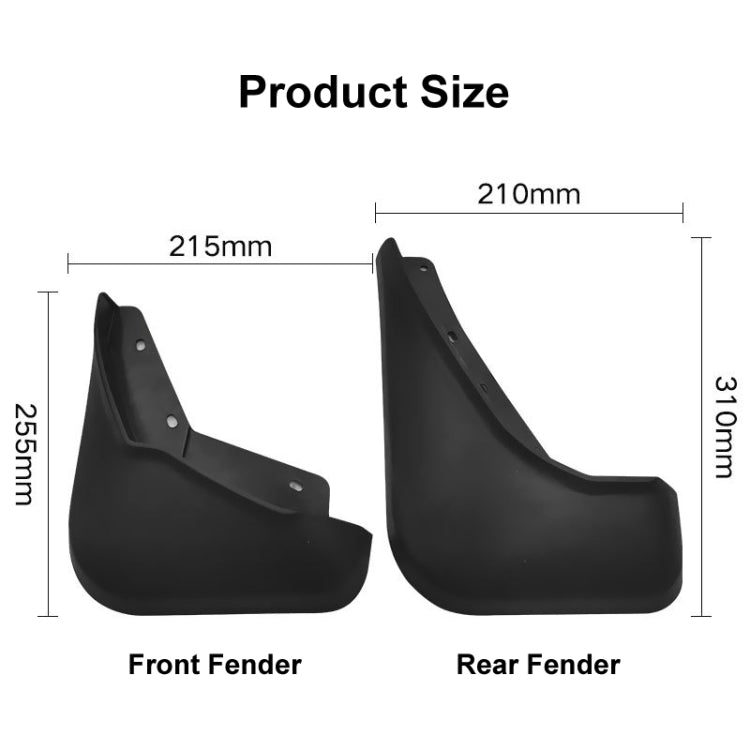 For Volvo XC60 2018-2023 4pcs/Set Car Auto Soft Plastic Splash Flaps Fender Guard - free shipping - PMC TechLife - Order now!