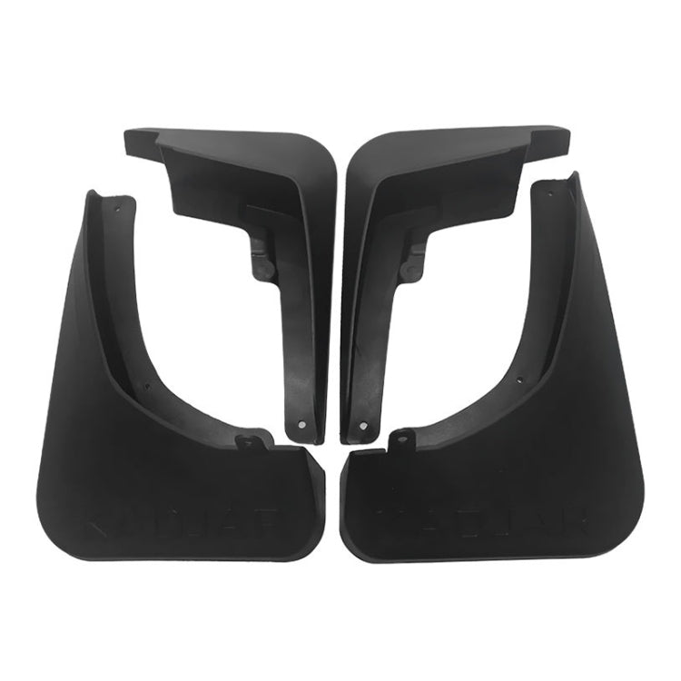 For Renault Kadjar 2016-2019 4pcs/Set Car Auto Soft Plastic Splash Flaps Fender Guard - Mudguards by PMC TechLife | Online Shopping South Africa | PMC TechLife | Buy Now Pay Later Mobicred