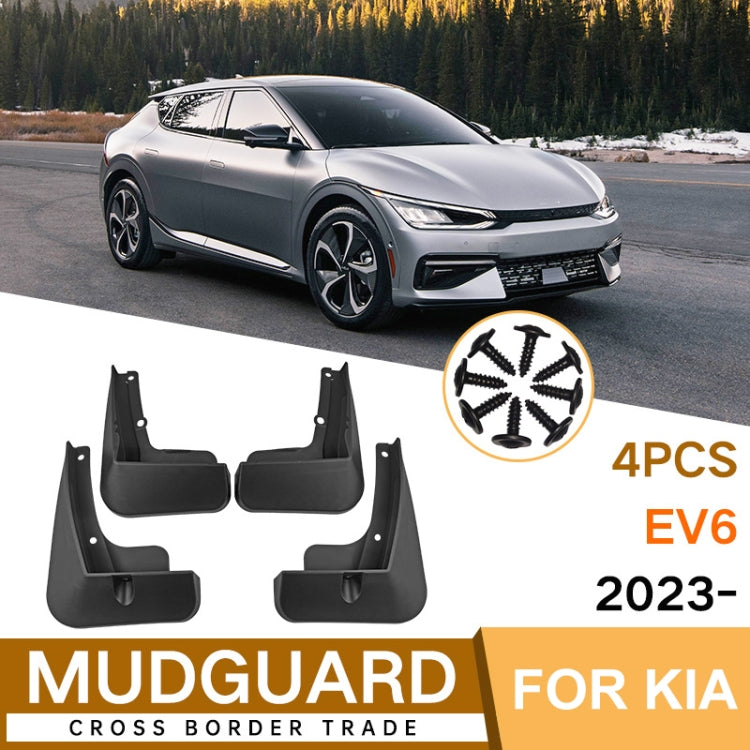 For KIA EV6 2023 4pcs/Set Car Auto Soft Plastic Splash Flaps Fender Guard - free shipping - PMC TechLife - Order now!