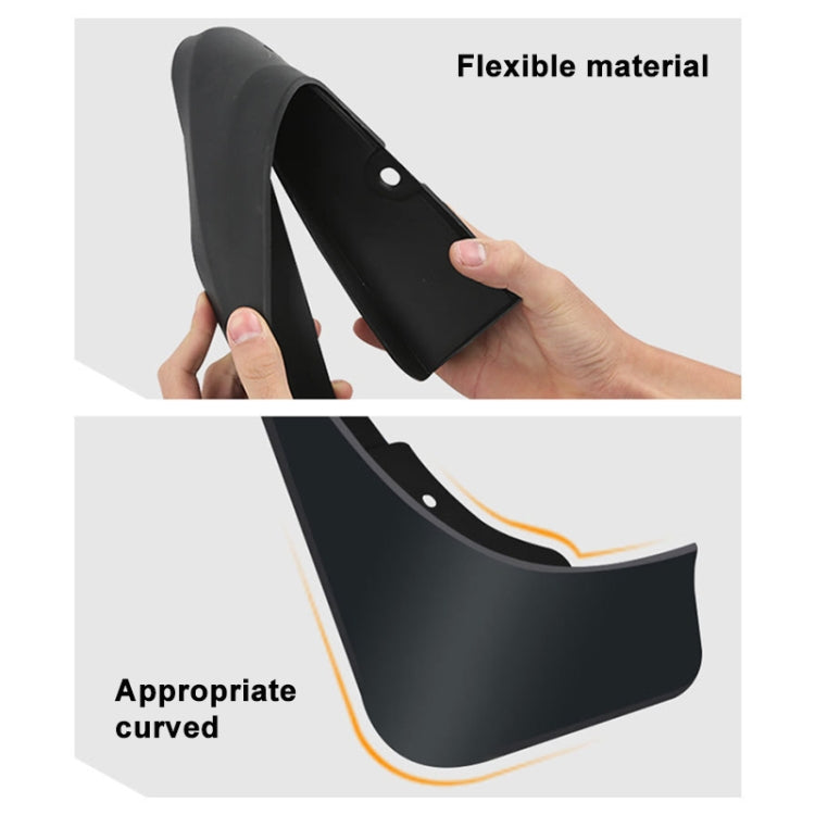 For Toyota Avanza 2022 4pcs/Set Car Auto Soft Plastic Splash Flaps Fender Guard - Mudguards by PMC TechLife | Online Shopping South Africa | PMC TechLife | Buy Now Pay Later Mobicred