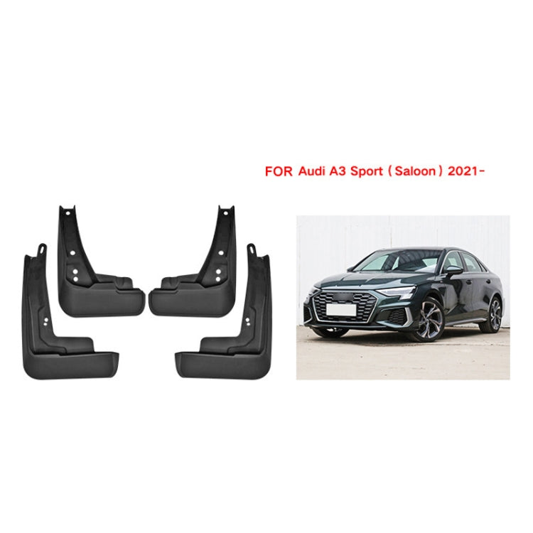 For Audi A3 Sedan Sport 2021 4pcs/Set Car Auto Soft Plastic Splash Flaps Fender Guard - Mudguards by PMC TechLife | Online Shopping South Africa | PMC TechLife | Buy Now Pay Later Mobicred
