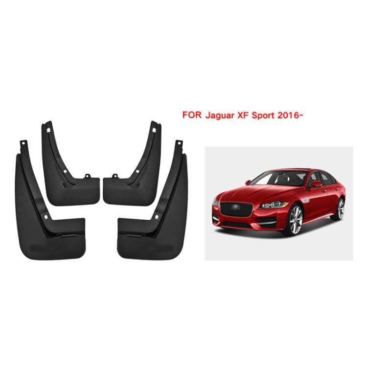 For Jaguar XF Sport 2016 4pcs/Set Car Auto Soft Plastic Splash Flaps Fender Guard - Mudguards by PMC TechLife | Online Shopping South Africa | PMC TechLife | Buy Now Pay Later Mobicred