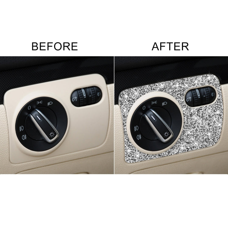 Car Headlight Diamond Decoration Cover Sticker for Volkswagen Golf 6 2008-2012, Left-hand Drive - Car Interior Mouldings by PMC TechLife | Online Shopping South Africa | PMC TechLife | Buy Now Pay Later Mobicred