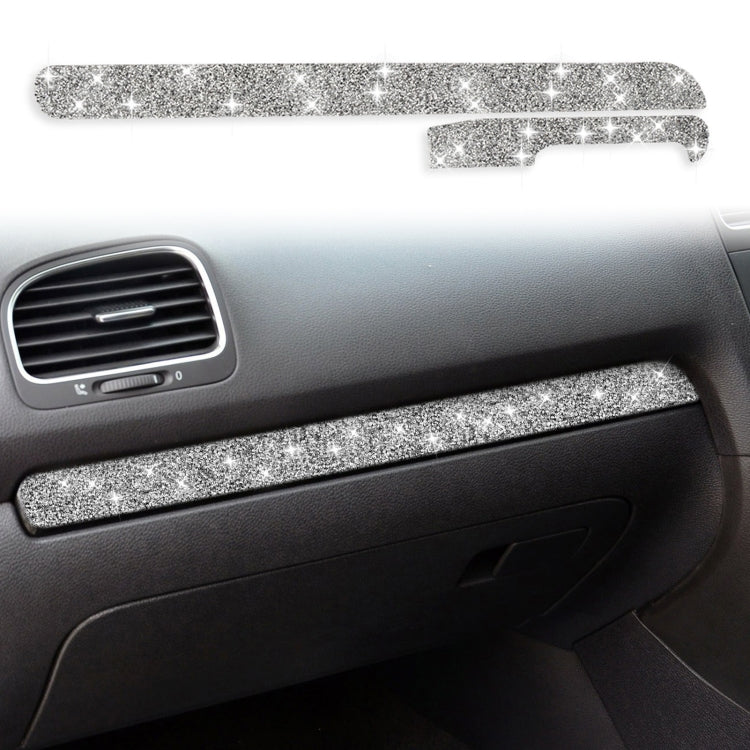 Car Central Control Diamond Decoration Cover Sticker for Volkswagen Golf 6 2008-2012, Right-hand Drive - Car Interior Mouldings by PMC TechLife | Online Shopping South Africa | PMC TechLife | Buy Now Pay Later Mobicred