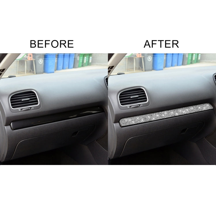 Car Central Control Diamond Decoration Cover Sticker for Volkswagen Golf 6 2008-2012, Right-hand Drive - Car Interior Mouldings by PMC TechLife | Online Shopping South Africa | PMC TechLife | Buy Now Pay Later Mobicred