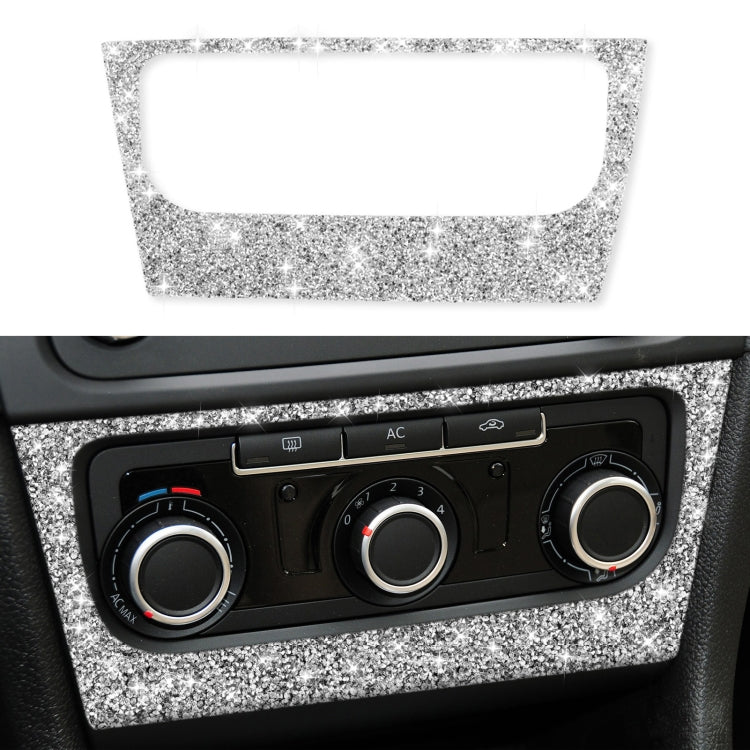 Car AC Panel Diamond Decoration Cover Sticker for Volkswagen Golf 6 2008-2012, Left and Right Drive - Car Interior Mouldings by PMC TechLife | Online Shopping South Africa | PMC TechLife | Buy Now Pay Later Mobicred