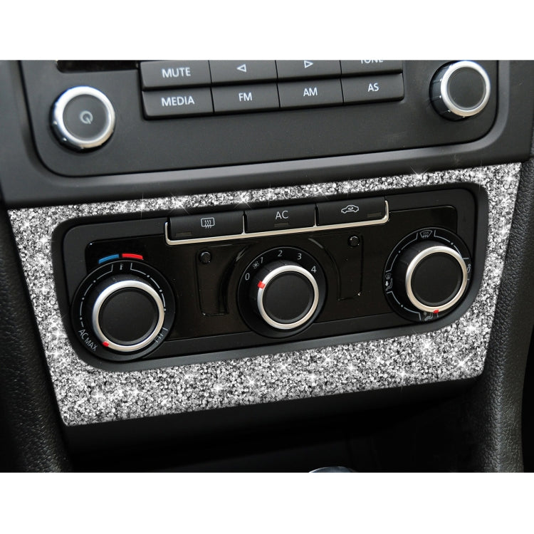 Car AC Panel Diamond Decoration Cover Sticker for Volkswagen Golf 6 2008-2012, Left and Right Drive - Car Interior Mouldings by PMC TechLife | Online Shopping South Africa | PMC TechLife | Buy Now Pay Later Mobicred