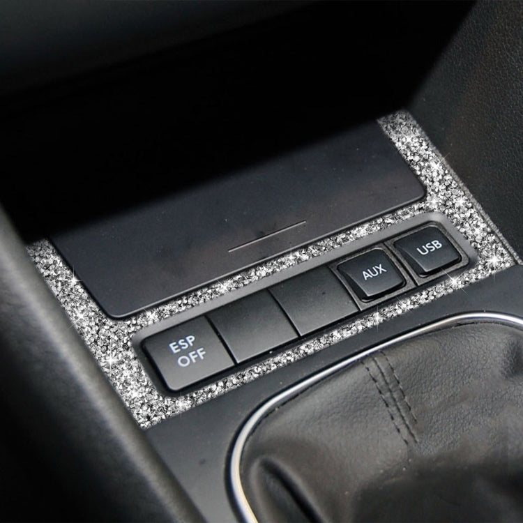 Car Ashtray Frame Diamond Decoration Cover Sticker for Volkswagen Golf 6 2008-2012, Left and Right Drive - Car Interior Mouldings by PMC TechLife | Online Shopping South Africa | PMC TechLife | Buy Now Pay Later Mobicred