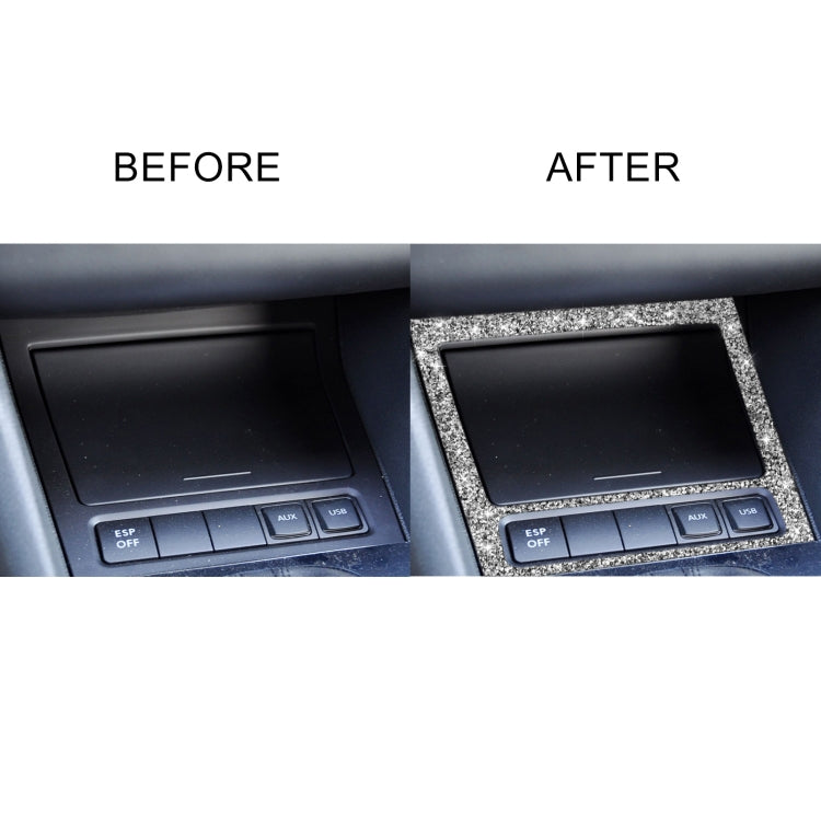 Car Ashtray Frame Diamond Decoration Cover Sticker for Volkswagen Golf 6 2008-2012, Left and Right Drive - Car Interior Mouldings by PMC TechLife | Online Shopping South Africa | PMC TechLife | Buy Now Pay Later Mobicred