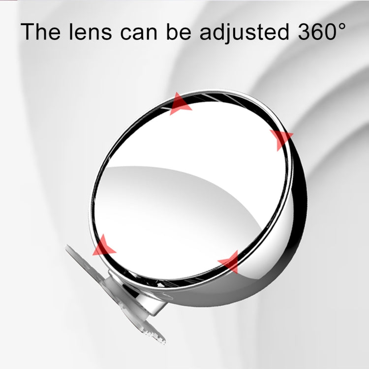 3R-043 Auxiliary Rear View Mirror Car Adjustable Blind Spot Mirror Wide Angle Auxiliary  Side Mirror, Diameter: 60mm (White) - Interior Mirrors by 3R | Online Shopping South Africa | PMC TechLife | Buy Now Pay Later Mobicred