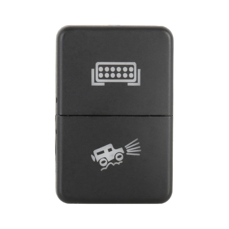 TS-202 For Toyota Blue-green Light Car Small Dual Control Switch with Lock - free shipping - PMC TechLife - Order now!