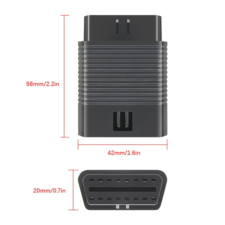 16 Pin Male to Female Adapter Car OBD2 Straight Extension Cable - Cables & Connectors by PMC TechLife | Online Shopping South Africa | PMC TechLife | Buy Now Pay Later Mobicred