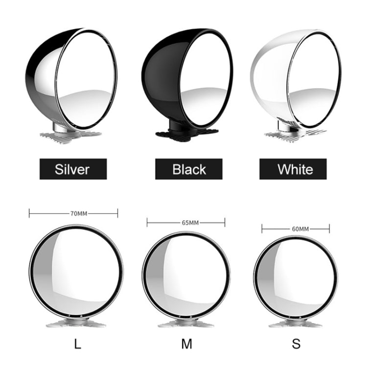 3R-045 Auxiliary Rear View Mirror Car Adjustable Blind Spot Mirror Wide Angle Auxiliary  Side Mirror, Diameter: 70mm (White) - Interior Mirrors by 3R | Online Shopping South Africa | PMC TechLife | Buy Now Pay Later Mobicred