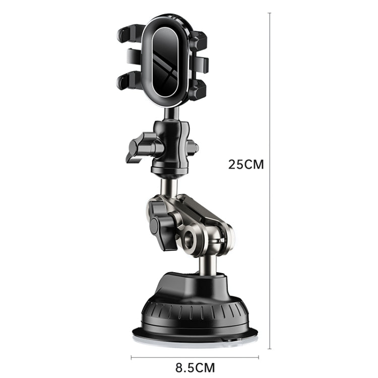 Car Universal Overhead Camera Suction Cup Phone Holder, Short Style - Car Holders by PMC TechLife | Online Shopping South Africa | PMC TechLife | Buy Now Pay Later Mobicred