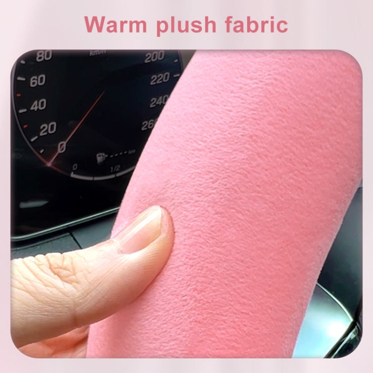 D Style Car Universal Cartoon Pattern Plush Warm Anti-skid Steering Wheel Cover, Diameter: 38cm (Green) - Steering Wheel Accessories by PMC TechLife | Online Shopping South Africa | PMC TechLife | Buy Now Pay Later Mobicred