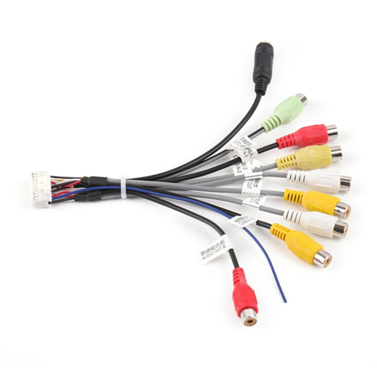 Palminfo Android Navigation 20-pin Audio Microphone Cable RCA Bass Amplifier Cable - DIY Cables by PMC TechLife | Online Shopping South Africa | PMC TechLife | Buy Now Pay Later Mobicred