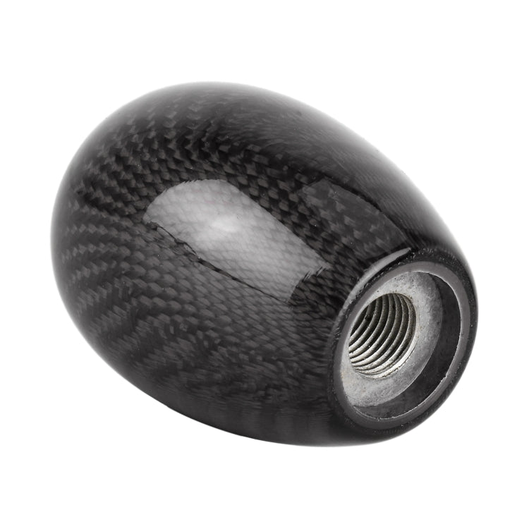 Car Carbon Fiber Pattern Gear Shift Knob Short Style Duck Egg Type Automatic Gear Head (Black) - Shift Knob by PMC TechLife | Online Shopping South Africa | PMC TechLife | Buy Now Pay Later Mobicred