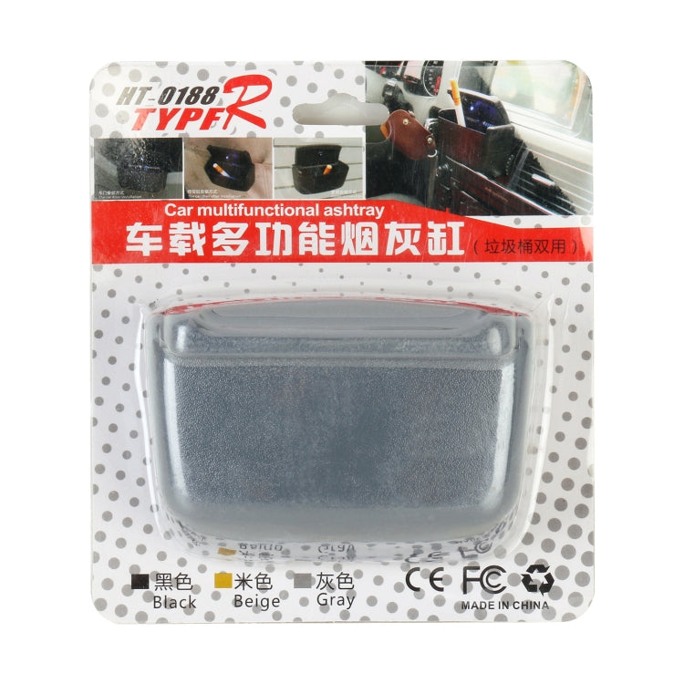 HT-0188 Car Air Outlet Ashtray Storage Box Auto Side Door Hanging Garbage Glove Box (Grey) - Stowing Tidying by PMC TechLife | Online Shopping South Africa | PMC TechLife