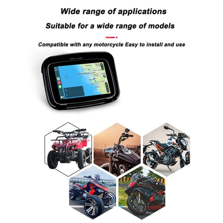 P502M Motorcycles Portable Waterproof 5 inch Wireless Carplay GPS Navigator - Electrical Instruments by PMC TechLife | Online Shopping South Africa | PMC TechLife | Buy Now Pay Later Mobicred