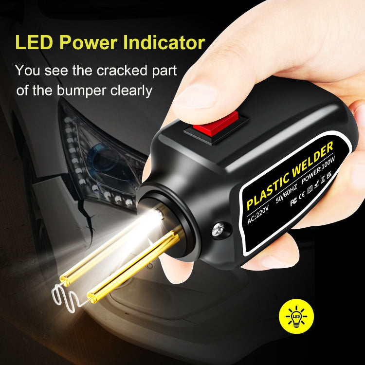 Hot Stapler Plastic Welding Machine Car Bumper Repair Kit Plier, EU Plug - Hand Tool Sets by PMC TechLife | Online Shopping South Africa | PMC TechLife