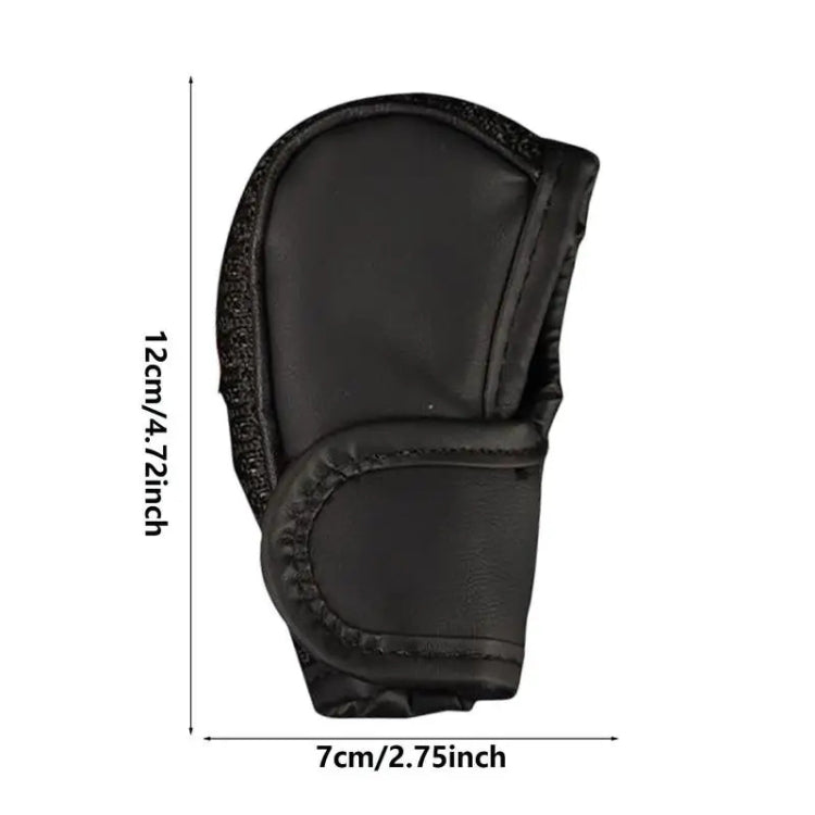 Universal Car PU + Ice Silk Gear Shift Knob Protective Cover (Beige) - Shift Knob by PMC TechLife | Online Shopping South Africa | PMC TechLife | Buy Now Pay Later Mobicred