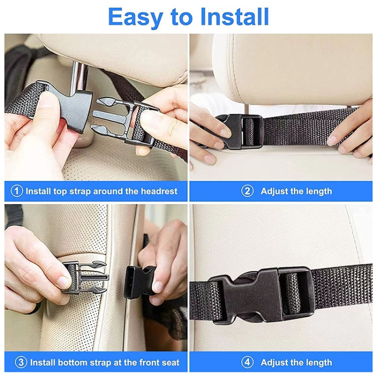 Car Rear Seat Oxford Cloth Storage Bag Car Seat Back Anti-kick Pad - Stowing Tidying by PMC TechLife | Online Shopping South Africa | PMC TechLife | Buy Now Pay Later Mobicred