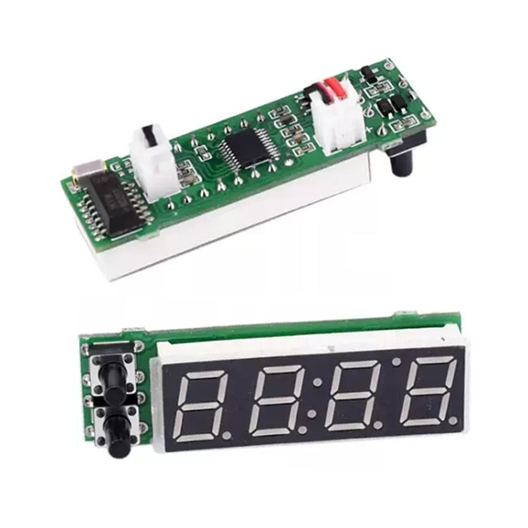 3 in 1 DC5-50V Car High-precision Electronic LED Luminous Clock + Thermometer + Voltmeter (Blue) - Clocks & Car Meters by PMC TechLife | Online Shopping South Africa | PMC TechLife | Buy Now Pay Later Mobicred