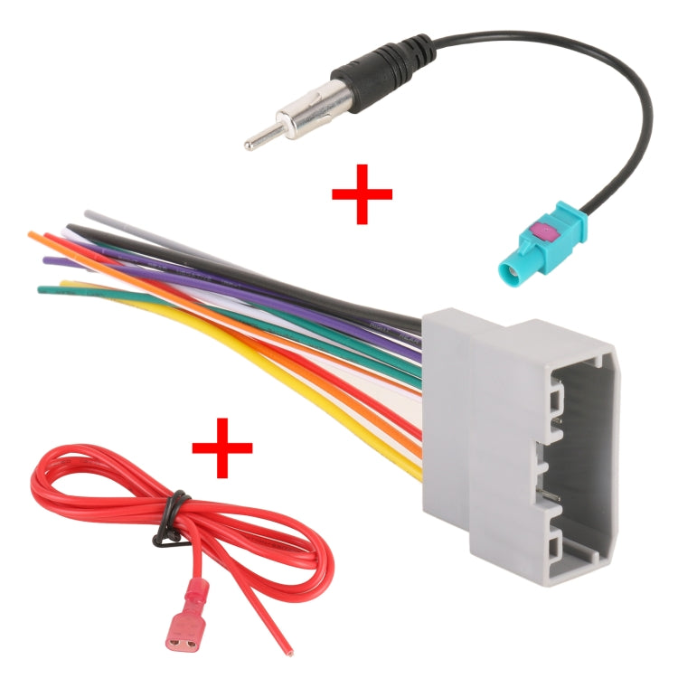 For Jeep Compass / Wrangler / DODGE Car Audio DVD Modified Power Cable - DIY Cables by PMC TechLife | Online Shopping South Africa | PMC TechLife