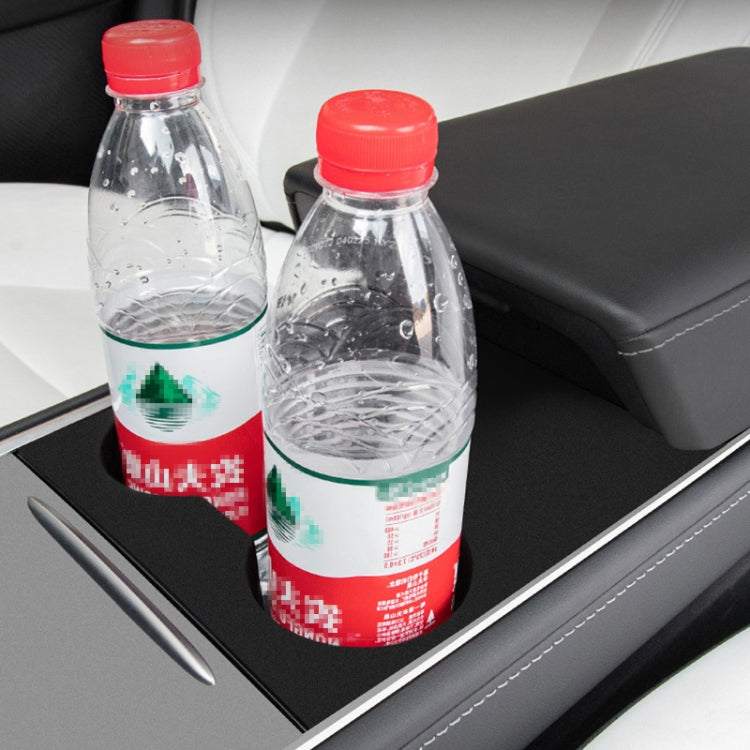 For Tesla Model 3 / Y Car Center Console Water Cup Holder All-inclusive Protective Pad (Grey) - Car Drink Holders by PMC TechLife | Online Shopping South Africa | PMC TechLife | Buy Now Pay Later Mobicred