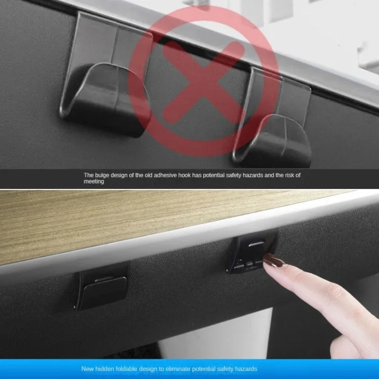 For Tesla Model Y 2022-2023 Car Co-pilot Glove Box Hidden Hook - Auto Fastener & Clips by PMC TechLife | Online Shopping South Africa | PMC TechLife | Buy Now Pay Later Mobicred