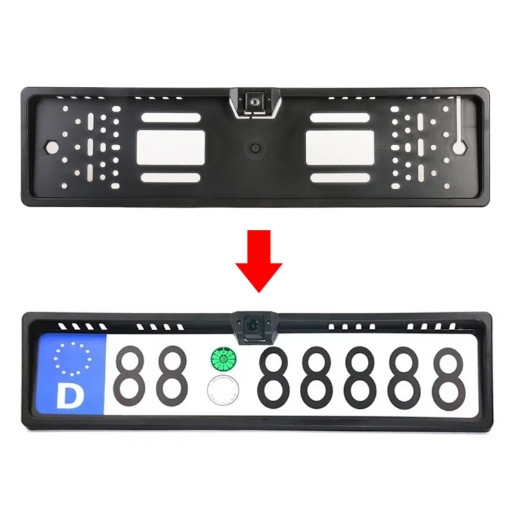 Car European License Plate Frame with Reversing Camera - free shipping - PMC TechLife - Order now!