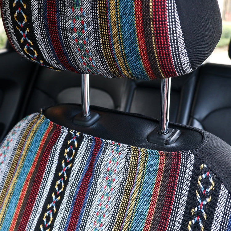 TIROL T25941 General Car Ethnic Style Double Front Seat Protective Cover - free shipping - PMC TechLife - Order now!